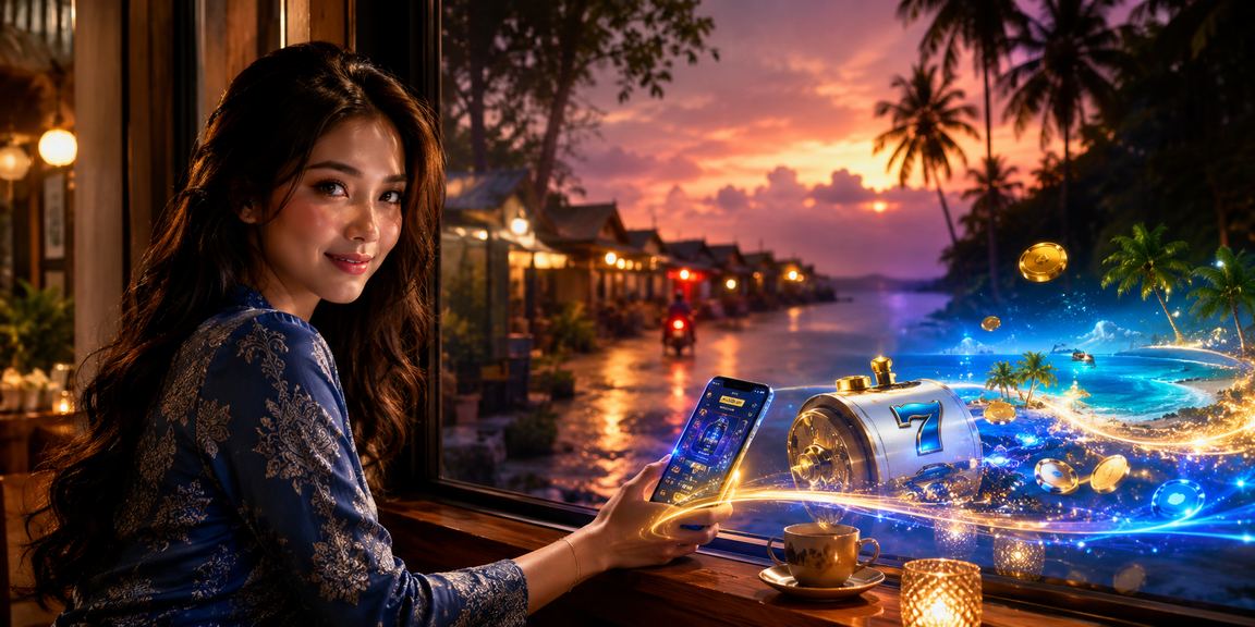 Pemain Malaysia menikmati platform hiburan oyen88 dengan pakaian baju kurung